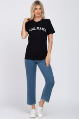 Black "GIRL MAMA" Graphic Tee