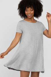 Heather Grey Basic Dress