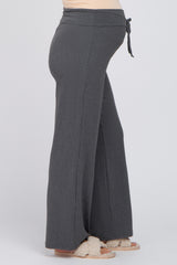 Charcoal Drawstring Maternity Lounge Pants