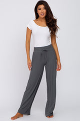 Charcoal Drawstring Maternity Lounge Pants