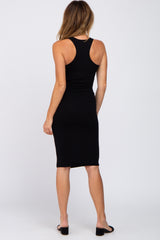 Black Sleeveless Racerback Dress