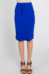 Royal Blue Skirt