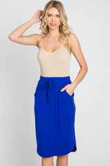 Royal Blue Skirt