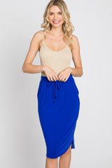 Royal Blue Skirt