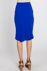 Royal Blue Skirt