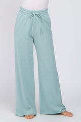 Mint Smocked Waist Lounge Pants