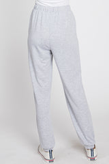 Grey Contrast Jogger Pants