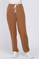 Camel Contrast Jogger Pants