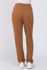 Camel Contrast Jogger Pants