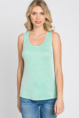 Mint Striped Tank Top