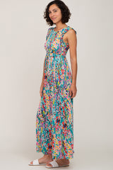 Jade Abstract Maxi Dress