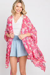 Fuchsia Floral Cover-Up