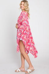 Fuchsia Floral Cover-Up