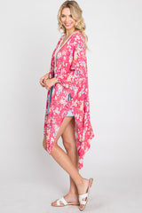 Fuchsia Floral Cover-Up