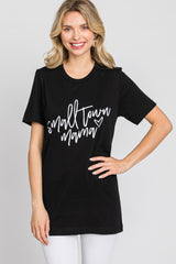 Black "Small Town Mama" Graphic Top