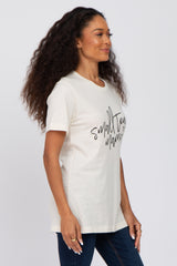 Ivory "Small Town Mama" Graphic Top