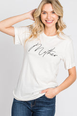 White Mother Graphic T-Shirt