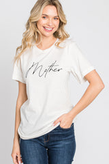 White Mother Graphic T-Shirt