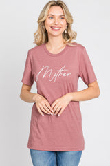 Mauve Mother Graphic T-Shirt