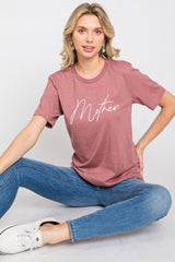 Mauve Mother Graphic T-Shirt