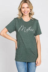 Forest Green Mother Graphic T-Shirt