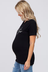 Black Mother Graphic Maternity T-Shirt