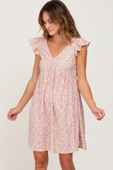 Light Pink Floral Eyelet Dress