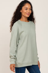 Mint Green Long Sleeve Top