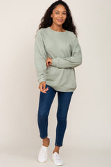 Mint Green Long Sleeve Top