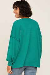 Green Knit Cardigan