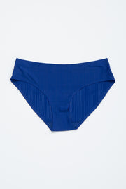 Royal Blue Ribbed Seamless Underwear