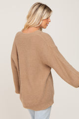 Taupe Soft Knit Sweater