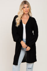 Black Knit Cardigan