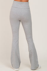 Heather Grey Flared Leggings