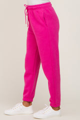 Fuchsia Basic Fleece Sweatpants