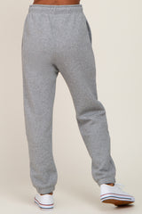 Heather Grey Basic Fleece Sweatpants