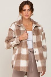 Mocha Plaid Jacket