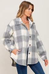 Grey Plaid Jacket