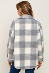 Grey Plaid Jacket