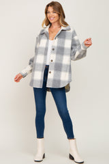 Grey Plaid Jacket