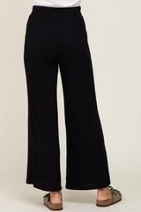 Black Thermal Lightweight Lounge Pants