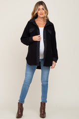 Black Fleece Lightweight Maternity Coat