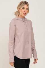 Lavender Hooded Long Sleeve Active Top