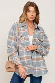 Light Blue Plaid Flannel