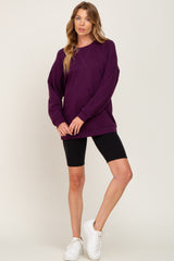 Plum Long Sleeve Top