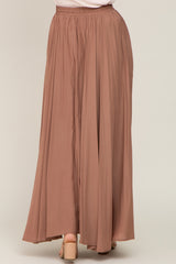 Camel Tassel Maxi Dress