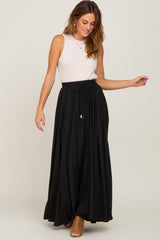 Black Tassel Maxi Skirt