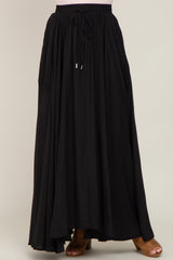 Black Tassel Maxi Skirt