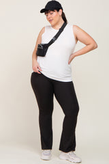 Black Flare Leg Plus Lounge Pants