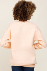 Peach Basic Sweatshirt